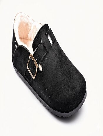 Chaussons Femme Hiver Sabots d’Intérieur Fourrés MD8845