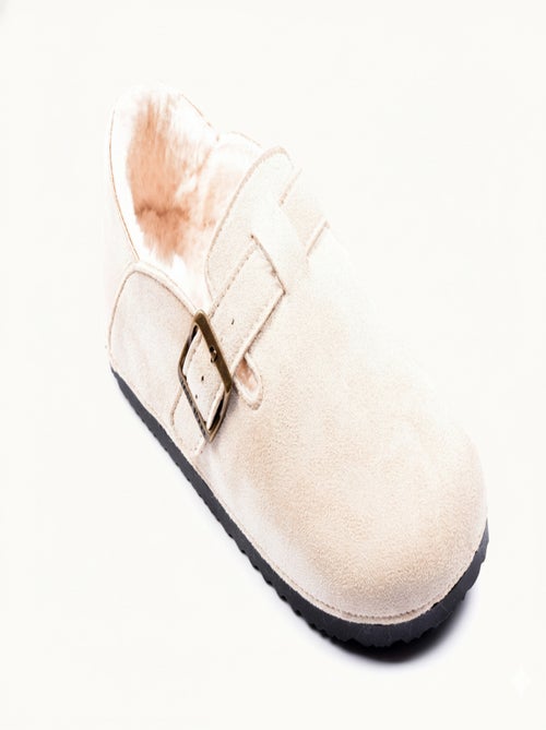 Chaussons Femme Hiver Sabots d’Intérieur Fourrés MD8845 - Kiabi