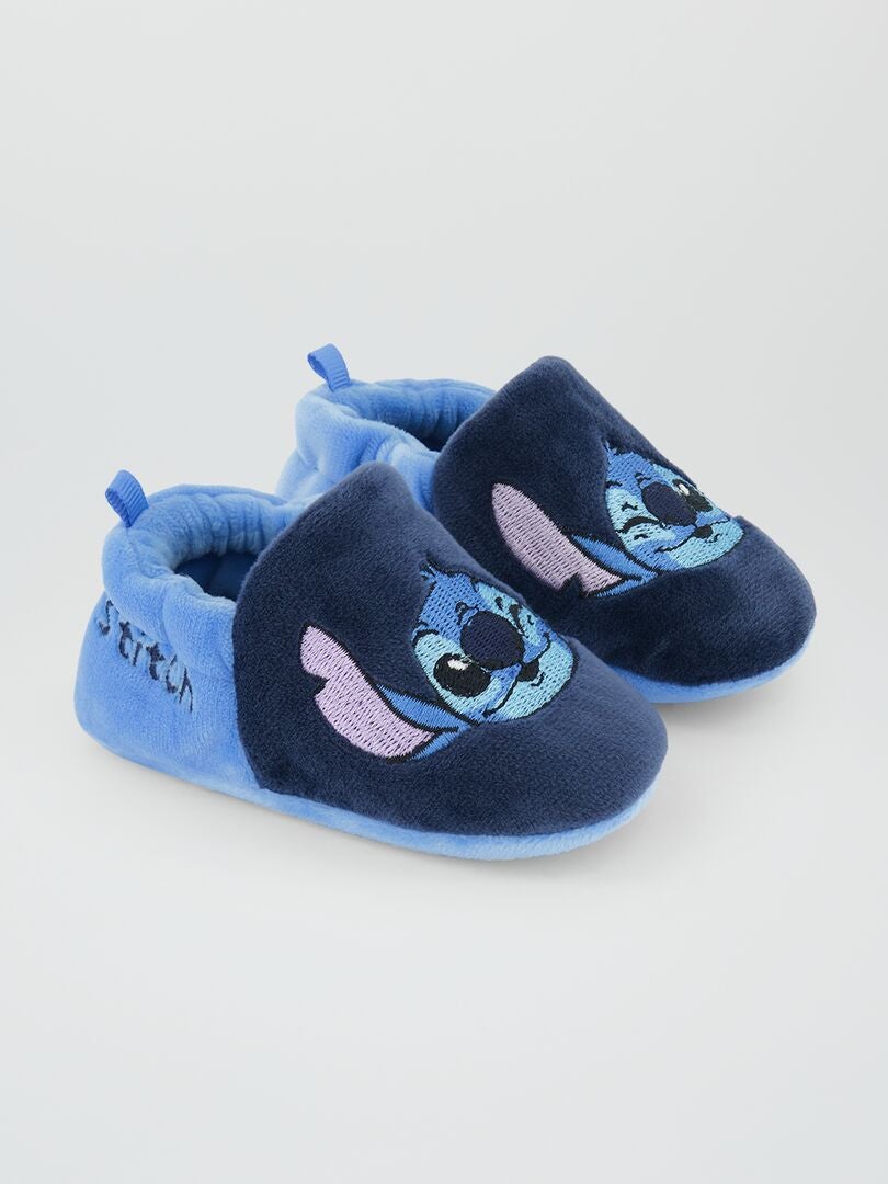 Chaussons montants 'Stitch' - bleu - Kiabi - 12.00€