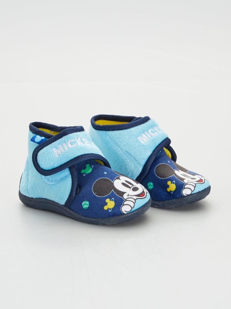 Chaussons fermés 'Mickey' bleu - Kiabi
