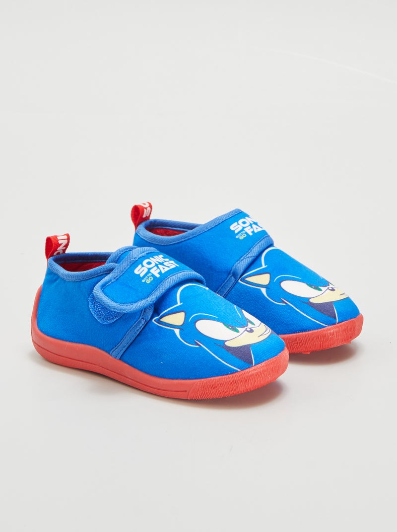 Chaussons fermés 'Sonic' bleu - Kiabi
