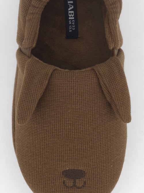 Chaussons forme charentaise - Kiabi
