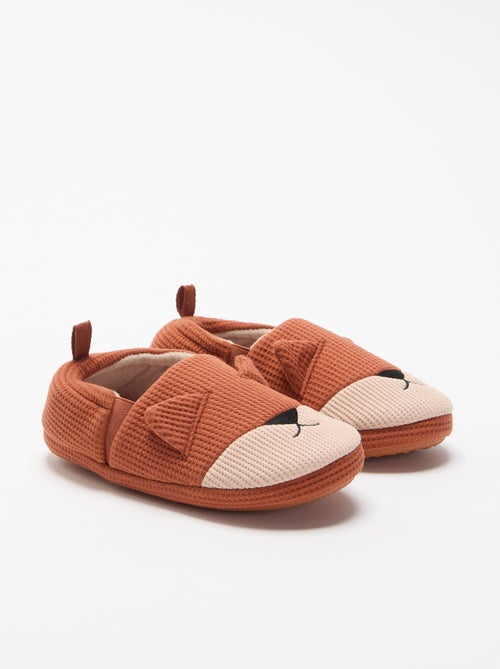 Chaussons forme charentaise - Kiabi