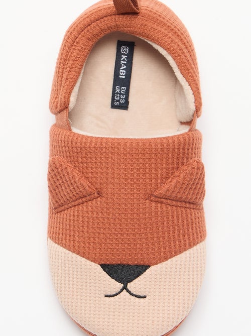 Chaussons forme charentaise - Kiabi