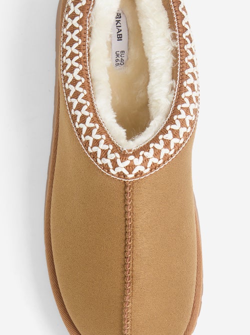 Chaussons forme sabot fourrés - Kiabi Chaussons forme sabot fourrés - Kiabi