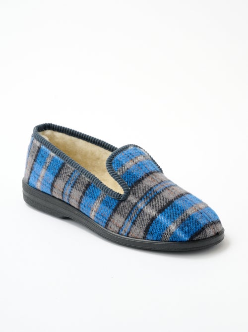 Chaussons grande largeur fourrés laine mixtes - Afibel - Kiabi