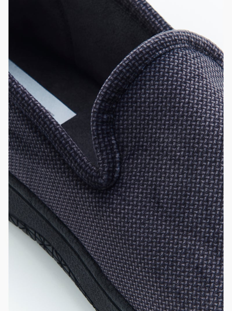 Chaussons homme en velours - Damart Gris - Kiabi