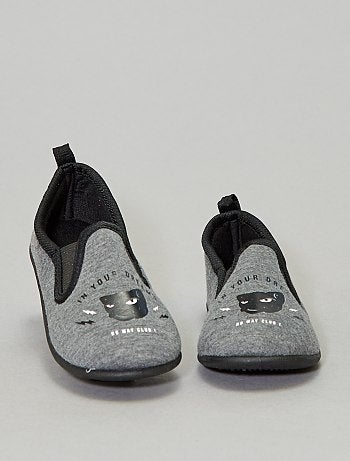 Chaussons imprimés 'panthère'