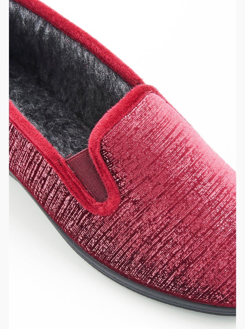 Chaussons irisés Thermolactyl  - Damart Rouge - Kiabi