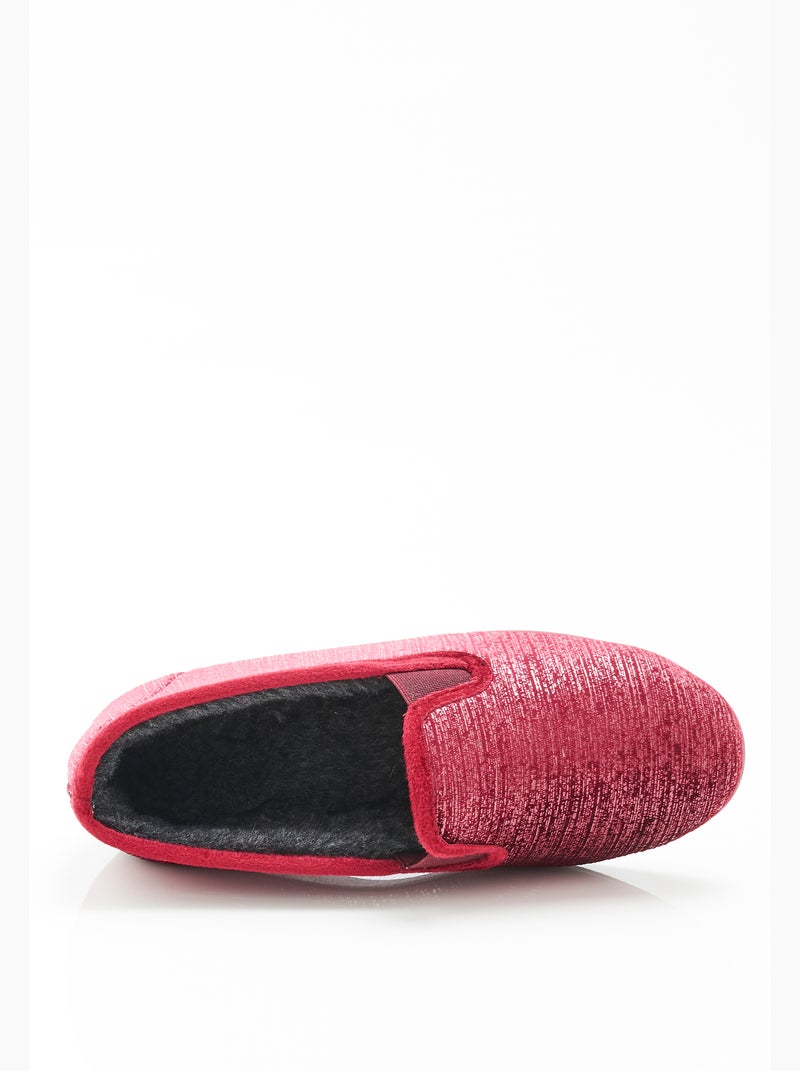 Chaussons irisés Thermolactyl  - Damart Rouge - Kiabi