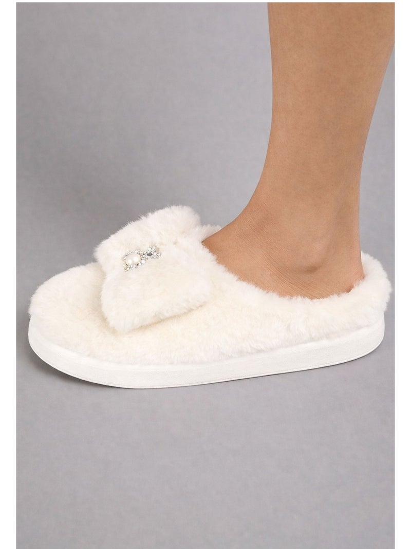Chaussons Kebello Blanc - Kiabi