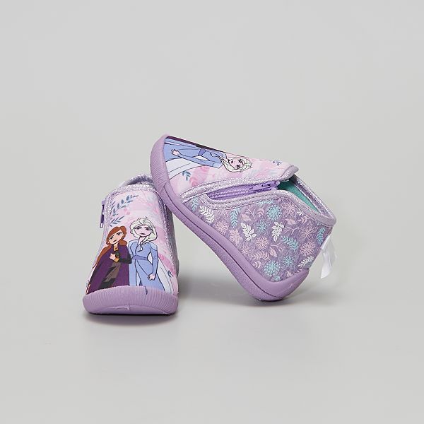 Chaussons La Reine Des Neiges Bebe Fille Violet Kiabi 10 00