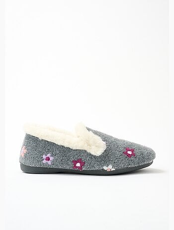 Chaussons largeur confort fausse fourrure - Afibel