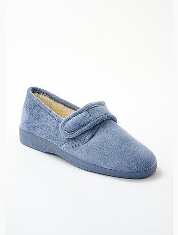 Chaussons largeur confort fourrés pure laine - afibel