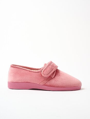 Chaussons largeur confort fourrés pure laine