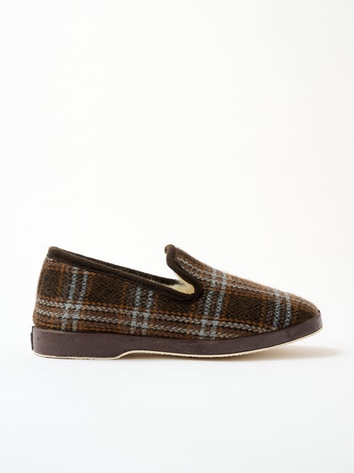 Chaussons largeur confort mixtes fourrés - Kiabi