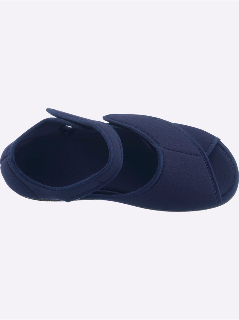 Chaussons Largeur Pied Fort - Taille Standard - Witt Bleu marine - Kiabi