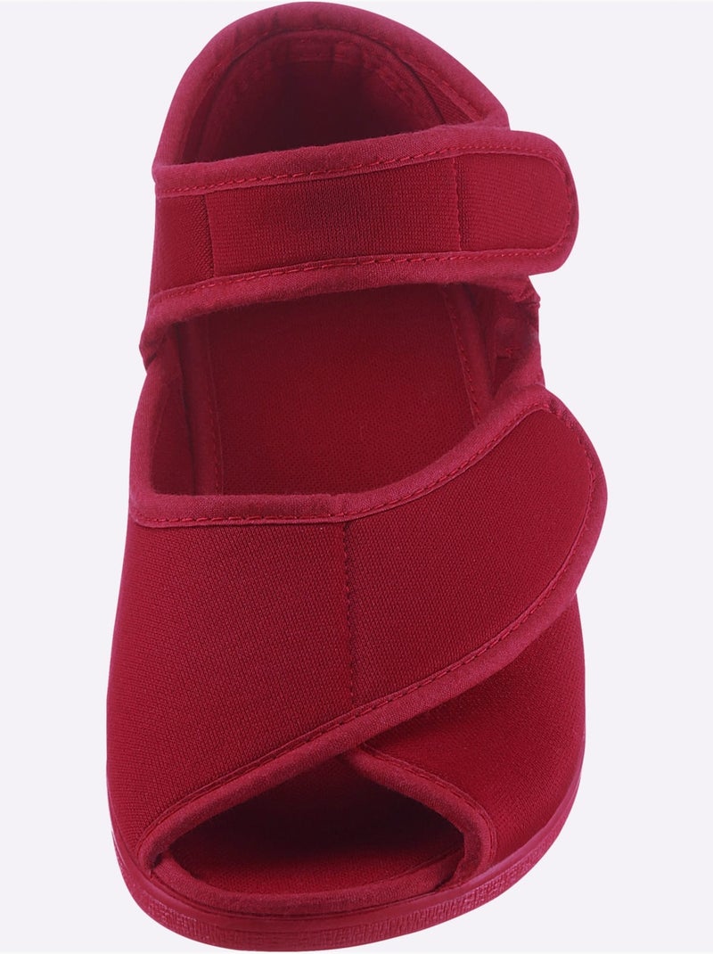 Chaussons Largeur Pied Fort - Taille Standard - Witt Rouge - Kiabi