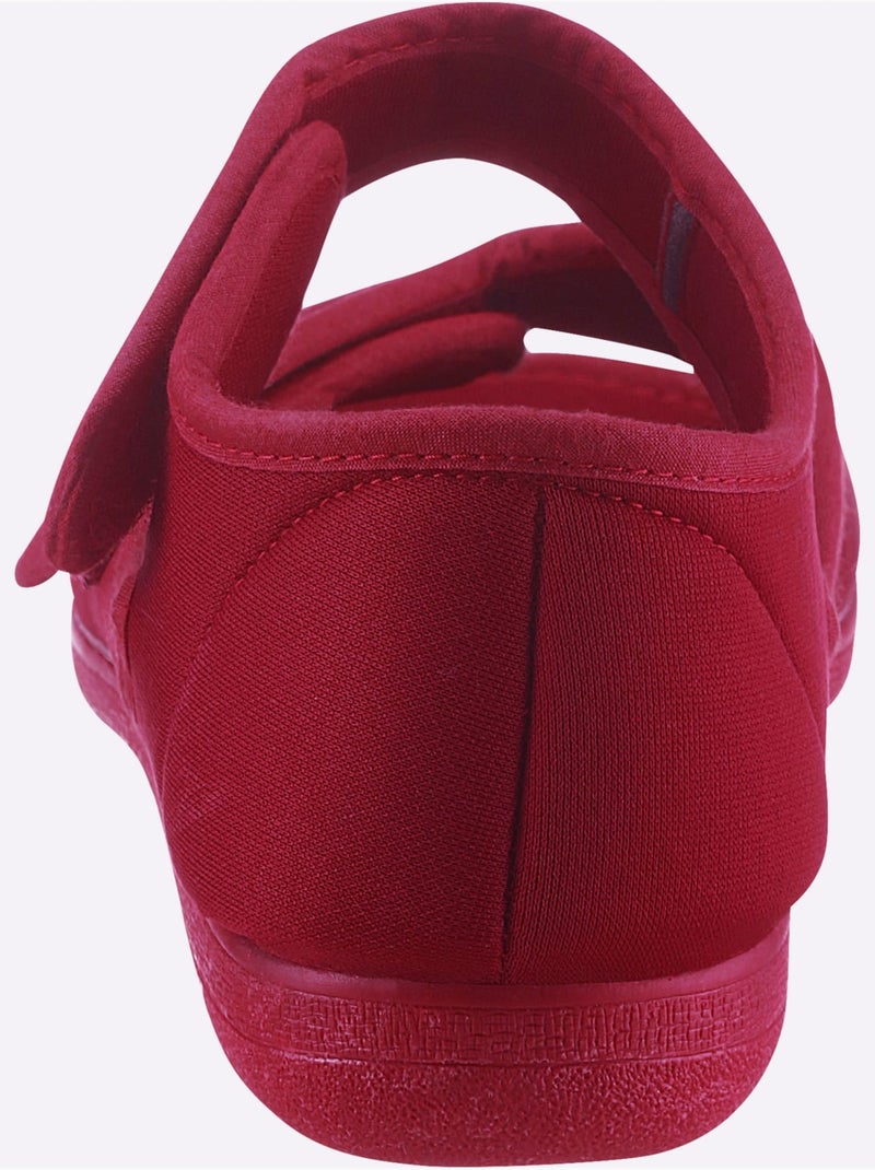 Chaussons Largeur Pied Fort - Taille Standard - Witt Rouge - Kiabi