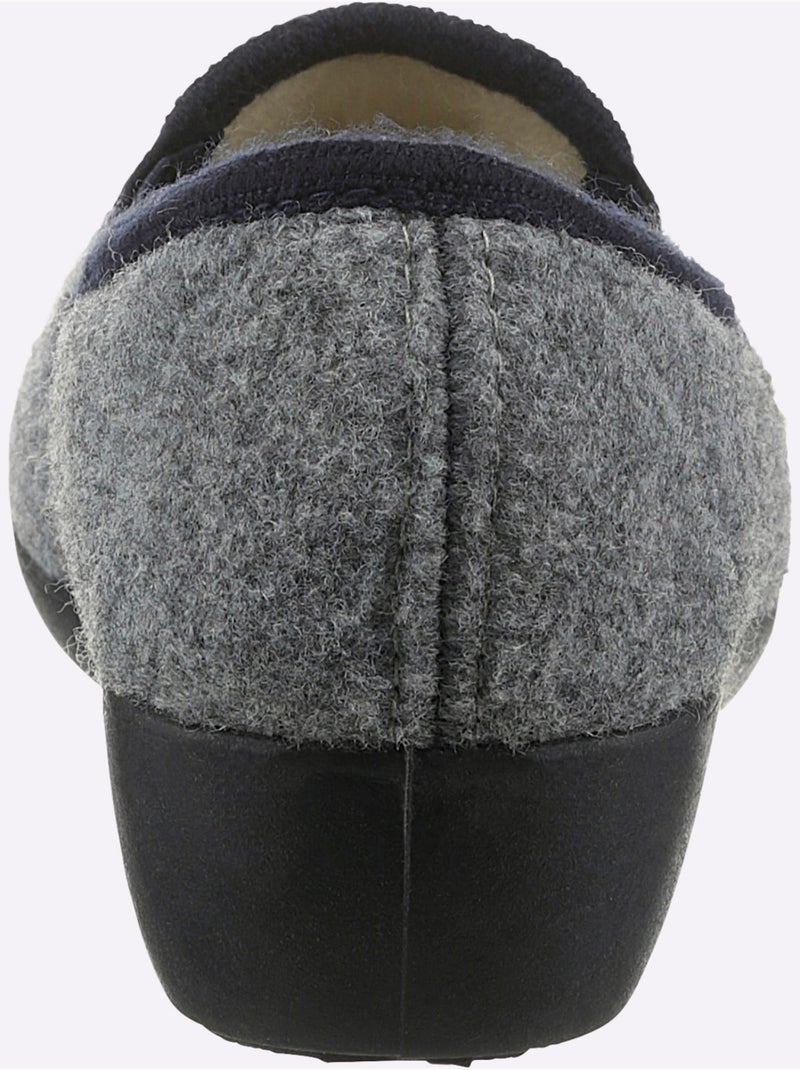 Chaussons largeur pied normal - taille standard - witt Gris - Kiabi