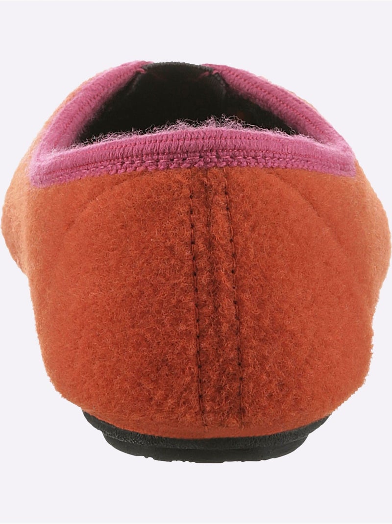 Chaussons Largeur Pied Normal - Taille Standard - Witt Orange - Kiabi
