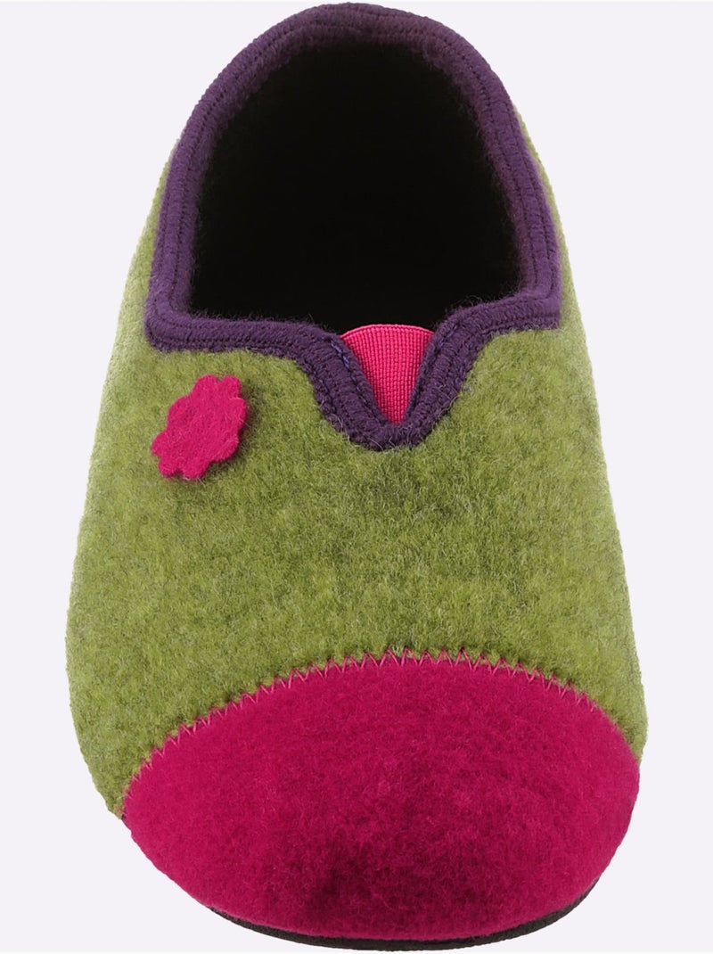 Chaussons Largeur Pied Normal - Taille Standard - Witt Vert - Kiabi