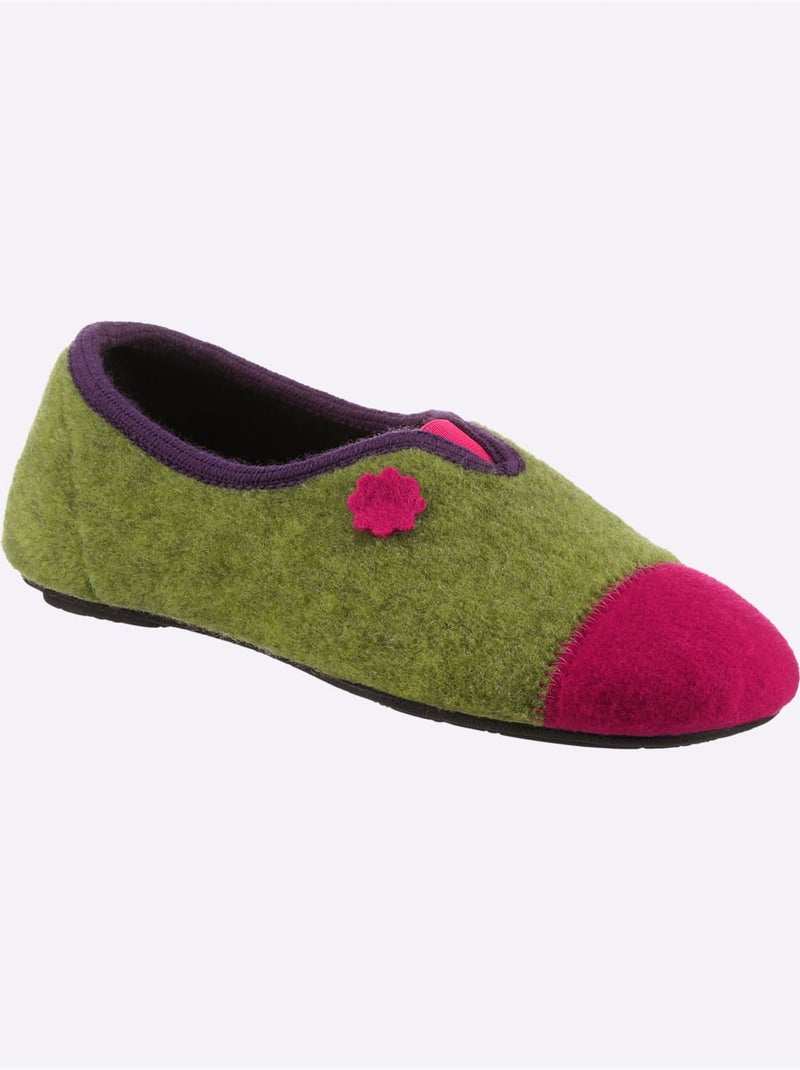 Chaussons Largeur Pied Normal - Taille Standard - Witt Vert - Kiabi