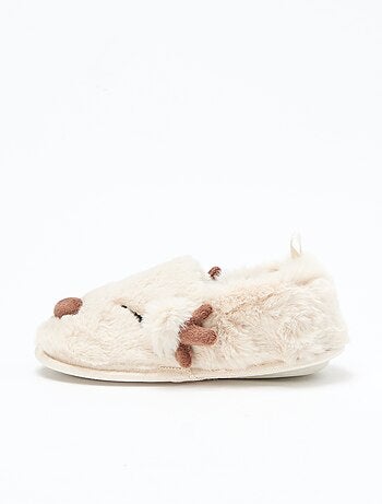 Chaussons ludiques rennes Noël