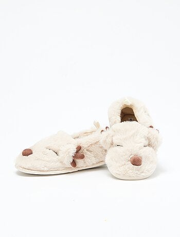 Chaussons ludiques rennes Noël