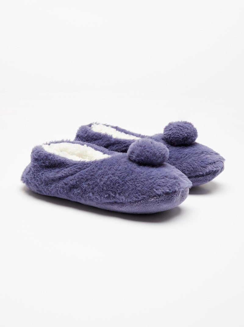 Chaussons Thermolactyl Fourrés - Damart - Taupe - Femme - 28.79€ - Kiabi