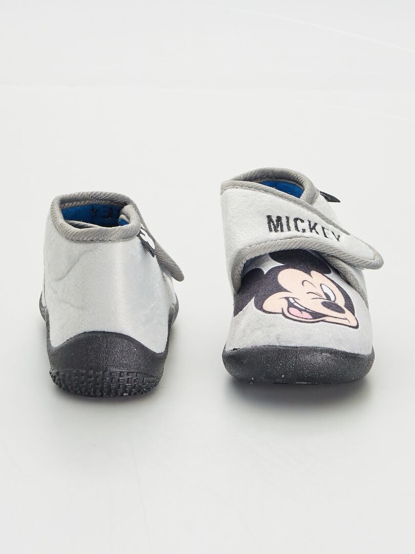 Chaussons pour Bébé Garçon 'Mickey' MICKEY - Gris clair - Kiabi - 14.99€