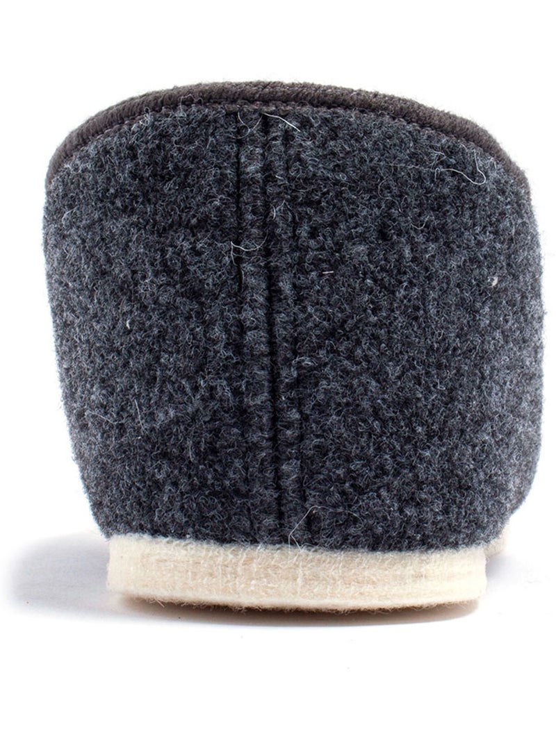 Chaussons mixtes largeur confort semelle feutre - afibel Gris - Kiabi