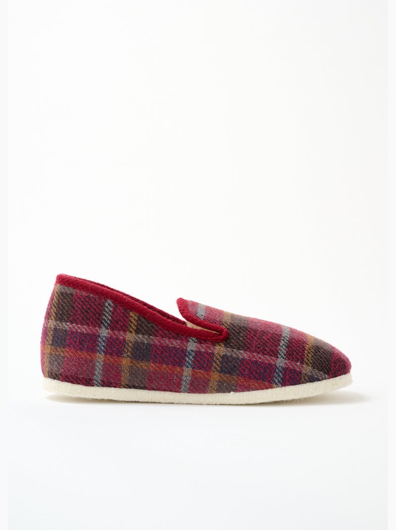 Chaussons mixtes largeur confort semelle feutre - Afibel Rouge - Kiabi