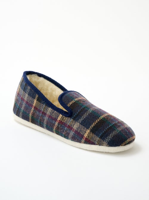 Chaussons mixtes largeur confort semelle feutre - Kiabi