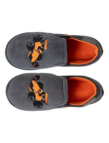 Chaussons mocassins à élastique, semelle antidérapante garçon Isotoner