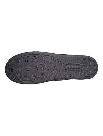 Chaussons mocassins chevrons homme Isotoner