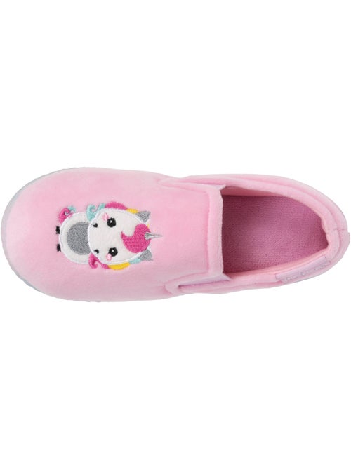 Chaussons mocassins enfilage facile, semelle antidérapante fille isotoner - Kiabi Chaussons mocassins enfilage facile, semelle antidérapante fille isotoner - Kiabi