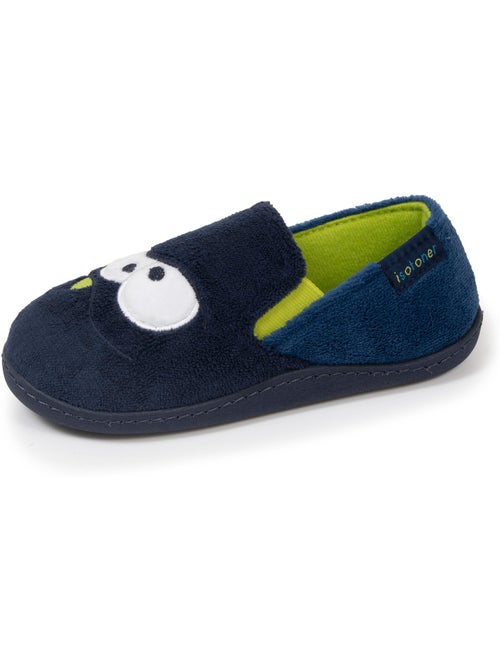 Chaussons mocassins enfilage facile, semelle antidérapante garçon isotoner - Kiabi Chaussons mocassins enfilage facile, semelle antidérapante garçon isotoner - Kiabi