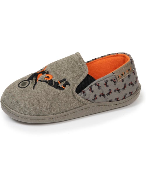 Chaussons mocassins enfilage facile, semelle antidérapante garçon isotoner - Kiabi Chaussons mocassins enfilage facile, semelle antidérapante garçon isotoner - Kiabi