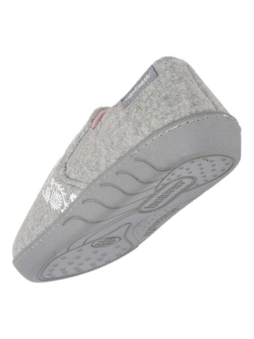 Chaussons mocassins enfilage facile, semelle ergonomique fille Isotoner - Kiabi