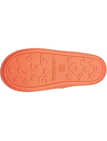 Chaussons mocassins jersey, maintien du pieds, semelle garçon isotoner