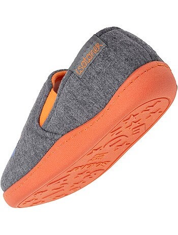 Chaussons mocassins jersey, maintien du pieds, semelle garçon isotoner