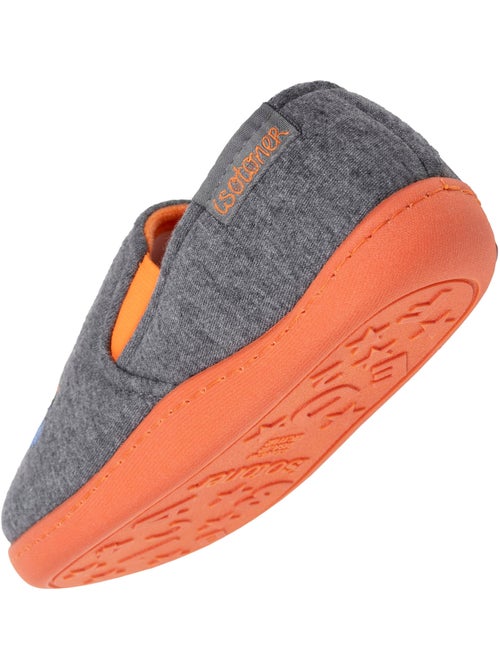 Chaussons mocassins jersey, maintien du pieds, semelle garçon isotoner - Kiabi