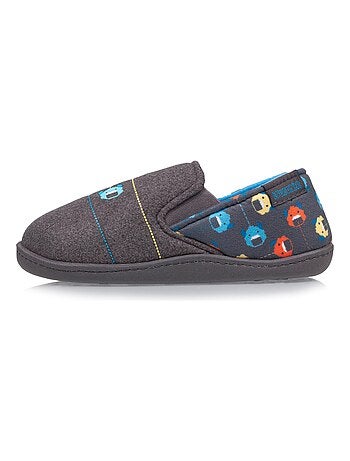 Chaussons mocassins légers et confortables, faciles à garçon Isotoner