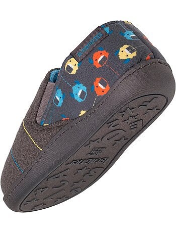 Chaussons mocassins légers et confortables, faciles à garçon Isotoner