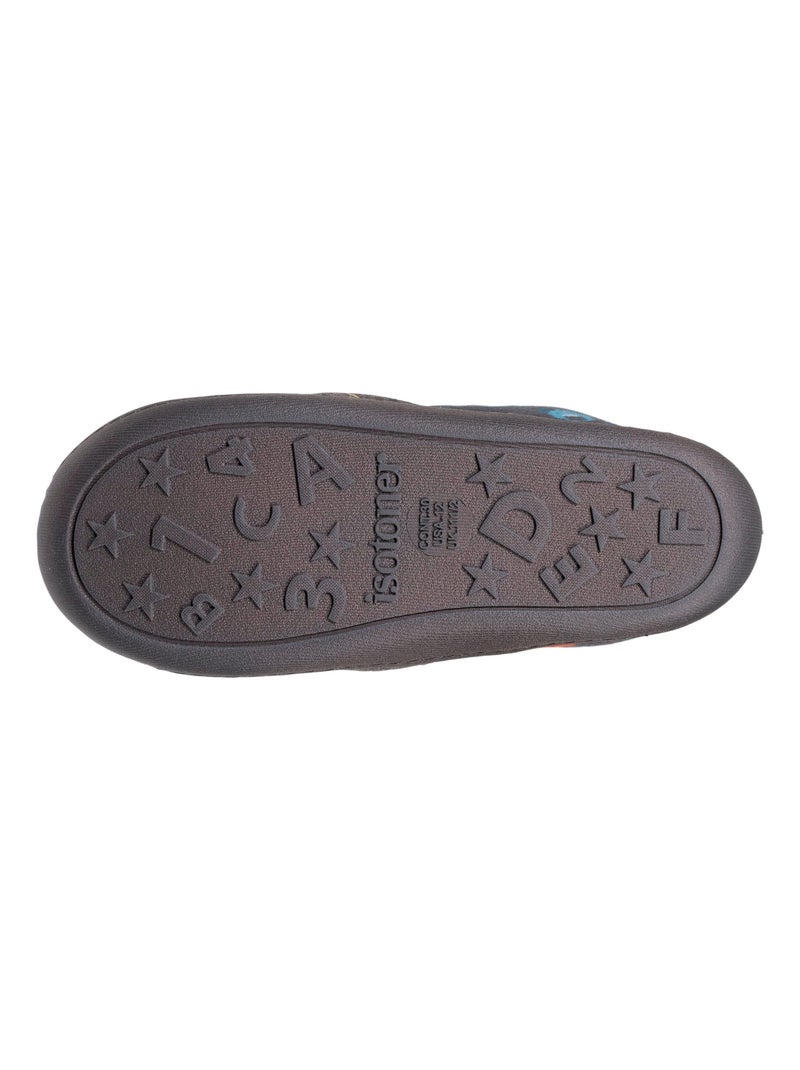 Chaussons mocassins légers et confortables, faciles à garçon Isotoner Gris chiné - Kiabi