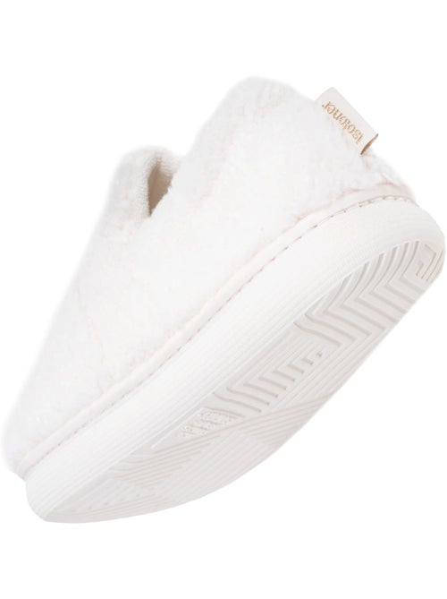 Chaussons mocassins maille bouclette semelle bloup extra fille isotoner - Kiabi Chaussons mocassins maille bouclette semelle bloup extra fille isotoner - Kiabi