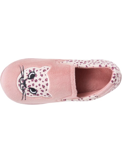 Chaussons mocassins micro-éponge, maintien souple, facile à fille isotoner - Kiabi