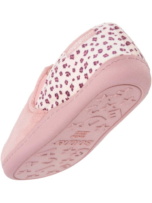 Chaussons mocassins micro-éponge, maintien souple, facile à fille isotoner - Kiabi