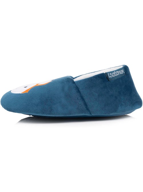Chaussons mocassins microvelours, semelle gomme mixte enfant isotoner - Kiabi Chaussons mocassins microvelours, semelle gomme mixte enfant isotoner - Kiabi